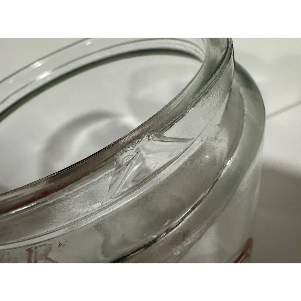 Vintage GLASCO Gauze Apothecary Jar Glass Medical Sundry Canister Mid Century